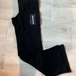 Betabrand Bootcut Six Button Dress Pant Yoga Pant